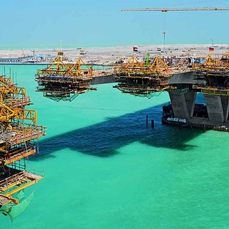 Saadiyat Island Bridge Abu Dhabi, Zaha Hadid, Sichtbeton